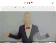 Tablet Screenshot of irbw.net